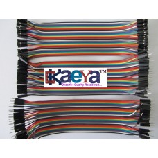 OkaeYa -120 Pieces Jumper Wire Set 40 M-M + 40 M-F + 40 F-F Wires Jumper Wires Male to Male, male to female, female to female